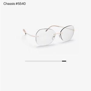 Elegant Silver and Pink Women's Glasses